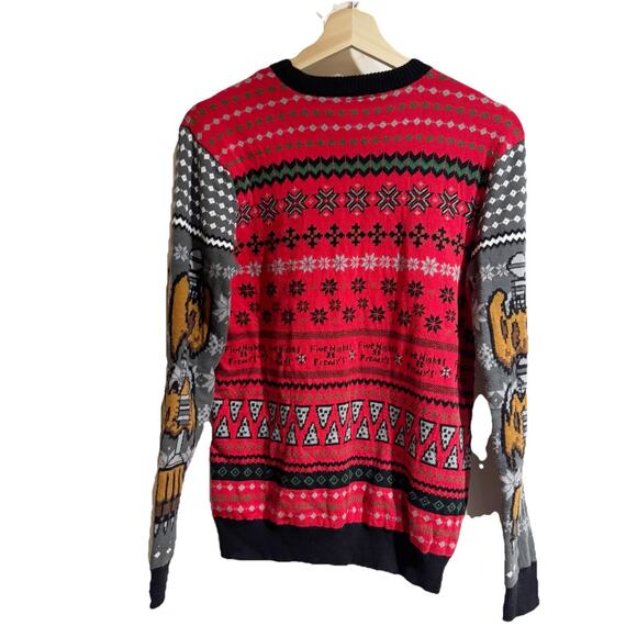 Five Nights at Freddys X Theory Wear Sweater Small Ugly Christmas Novelty Gamer - Picture 3 of 4